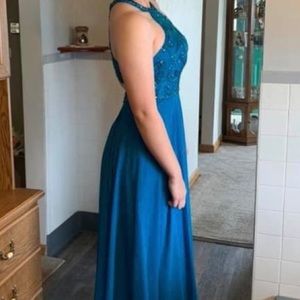 Blue/Teal Prom Dress